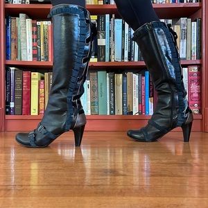 Kenzie “Halter” Heeled Knee-High Boots Size 9 Women’s